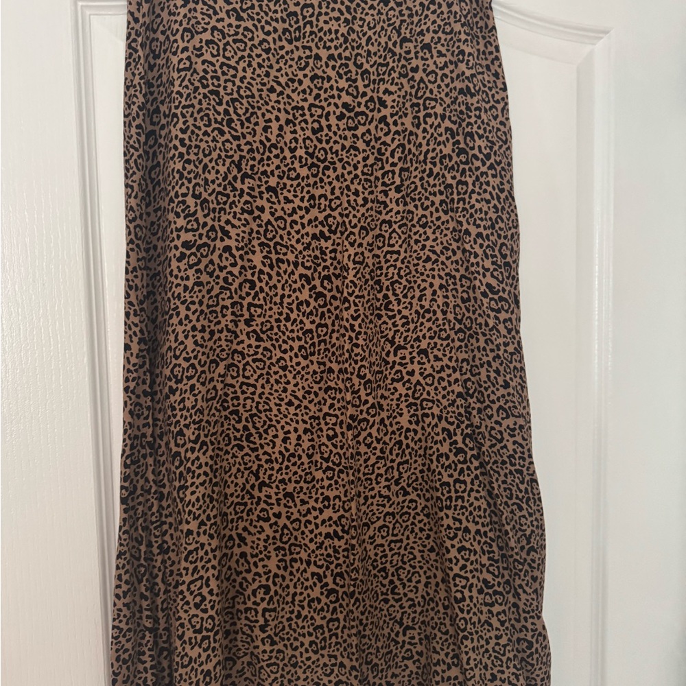 Reformation Animal Print skirt